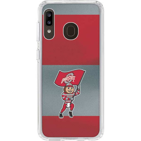 Ohio State University OSU Buckeyes Flag Galaxy A20 Clear Case